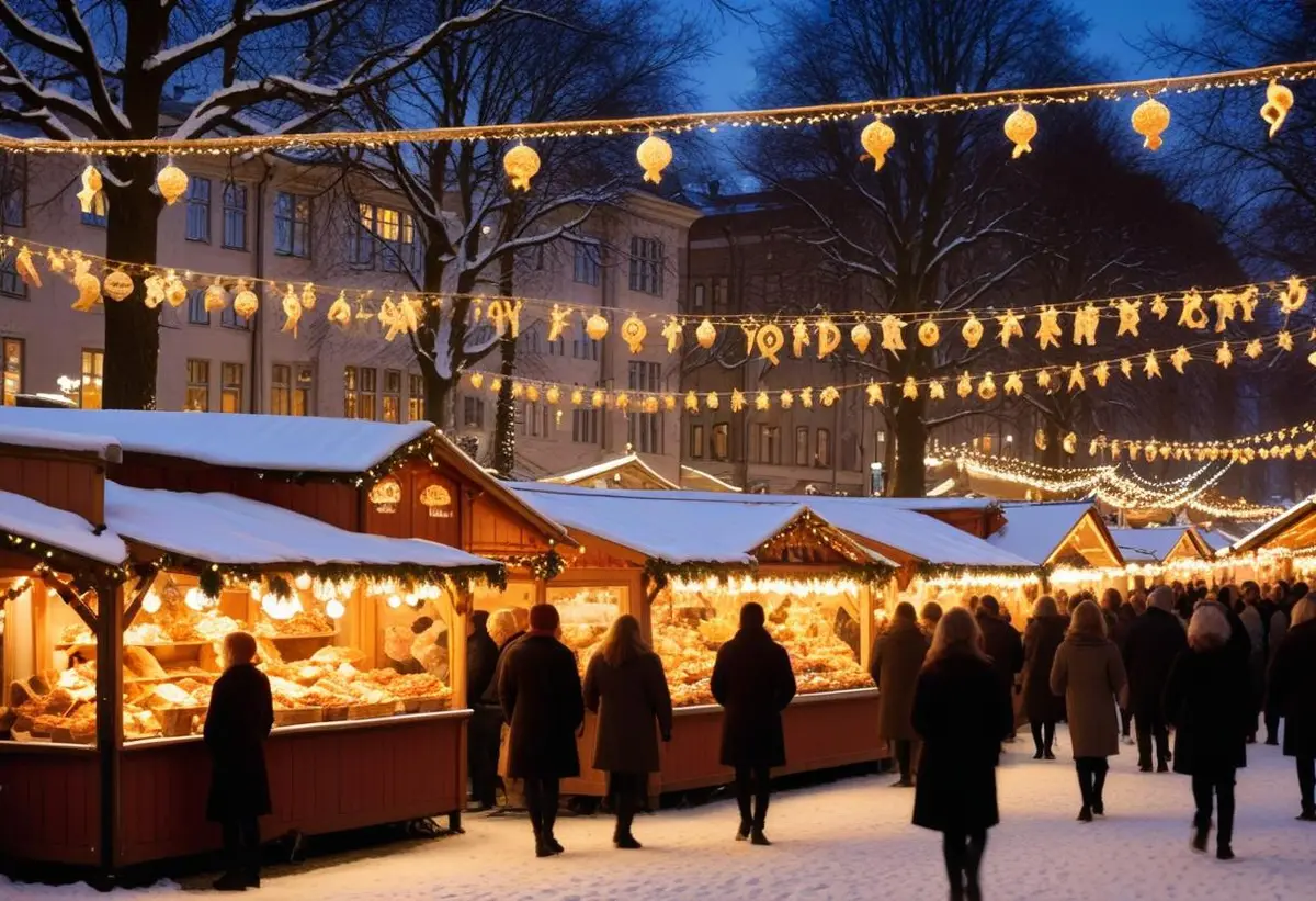 Upptäck mysiga julmarknader i Göteborg illustration