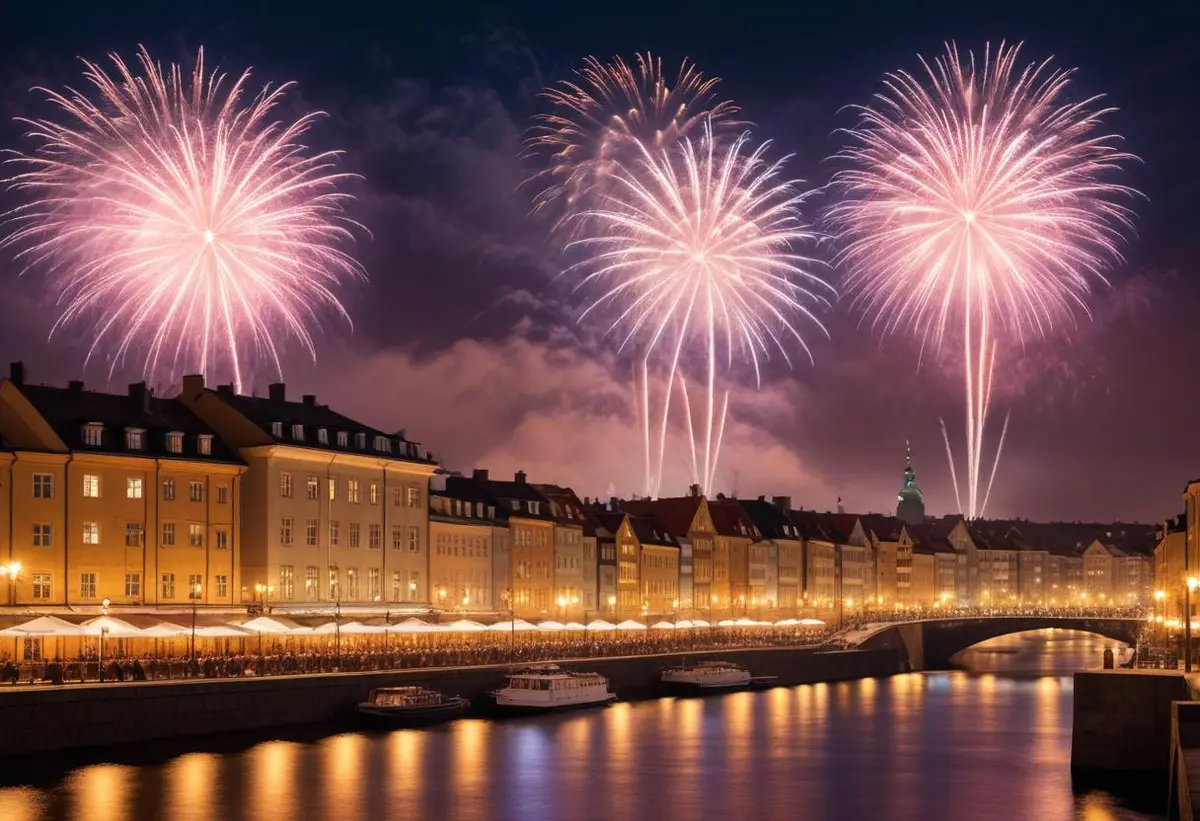 Nyår i Göteborg illustration
