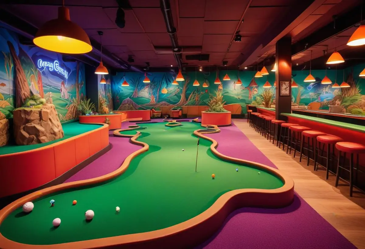 Upptäck underground golf i Göteborg – ha kul med vänner! illustration
